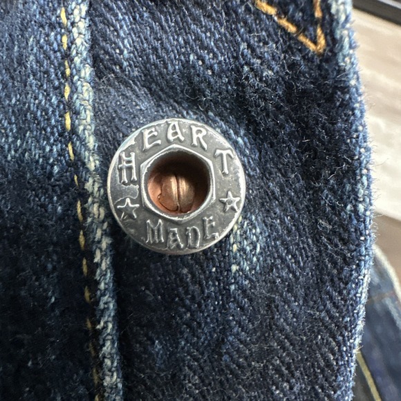 Graph Zero 086-441-9056 16oz Japanese Selvedge Denim Jeans Slim Straight Size 36 - Picture 14 of 14